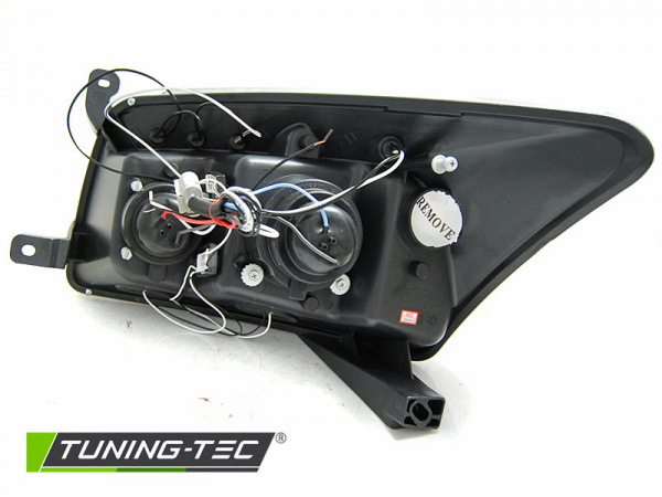 LED Angel Eyes Scheinwerfer für Dodge Caliber 06-12 chrom